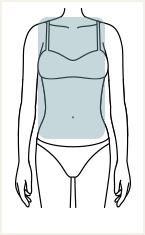 デコルテ～お腹